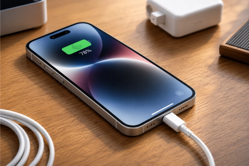 Pin iPhone 15 Plus đủ dùng thoải mái cả ngày.