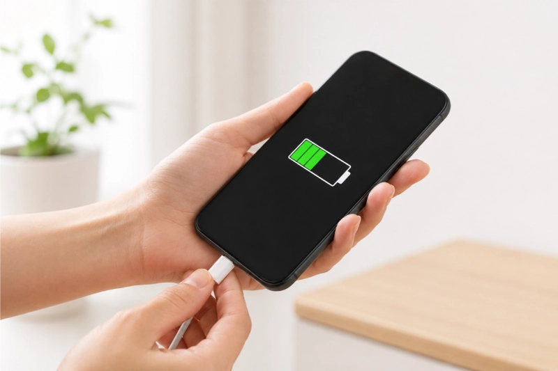 iPhone 12 Pro pin ổn, tuỳ thuộc vào thiết bị khi chọn mua.