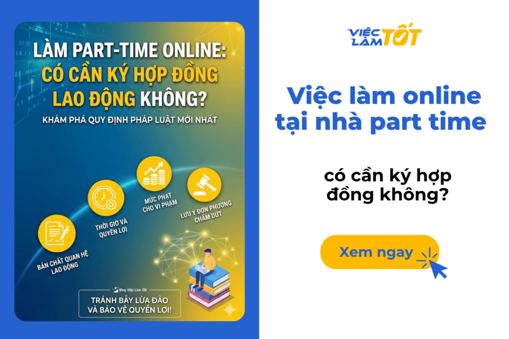 Xu hướng tìm việc làm online tại nhà part time hiện nay