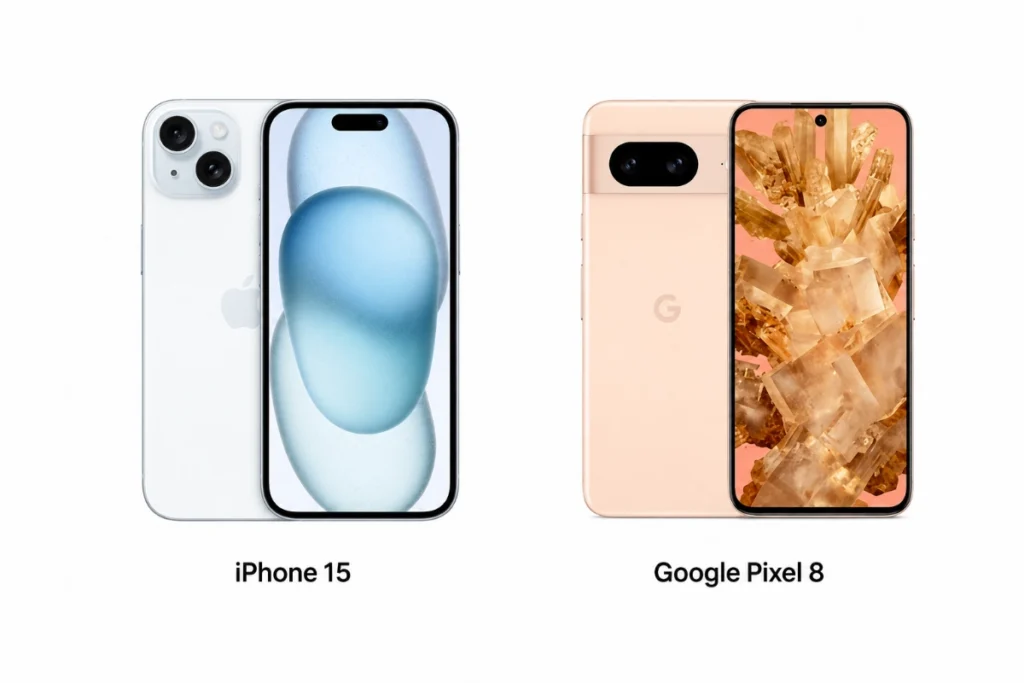 So sánh Google Pixel 8 và iPhone 15: Kẻ tám lạng người nửa cân, nên chọn Android hay iOS?