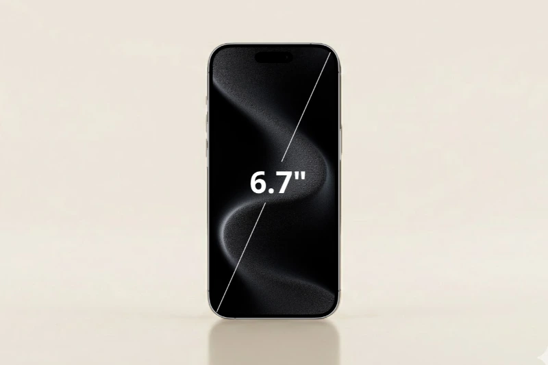 Kích thước màn hình iPhone 15 Plus