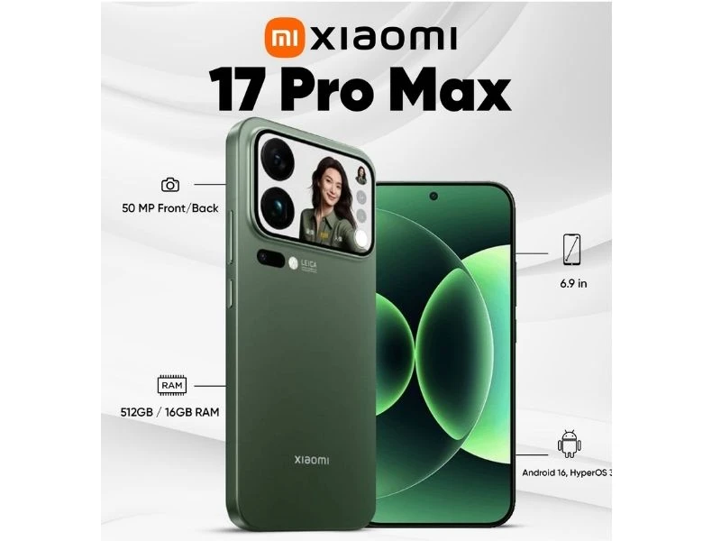 Thông số kỹ thuật Xiaomi 17 Pro Max