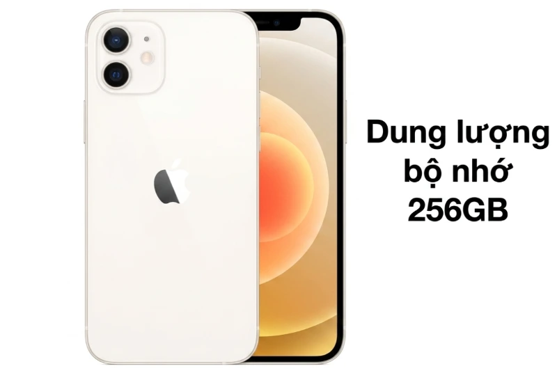 lựa chọn iPhone 12 256GB là quyết định sáng suốt, giúp bạn thoát nỗi lo đầy dung lượng khi quay video và cập nhật phần mềm