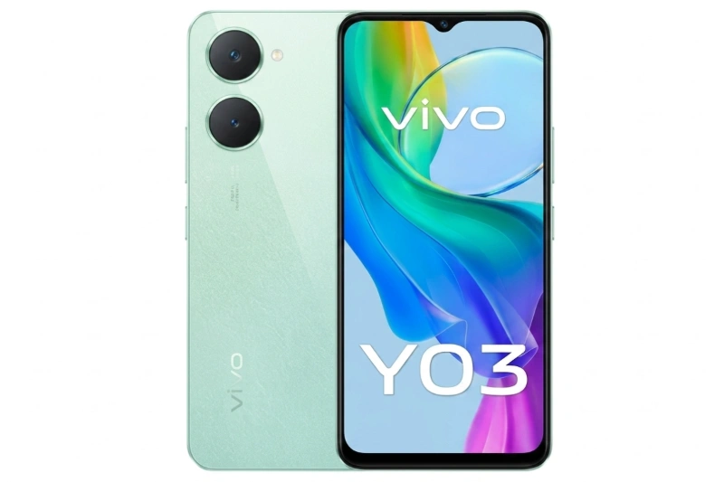 Vivo Y03: Thiết kế vuông vức thời thượng với trọng lượng siêu nhẹ