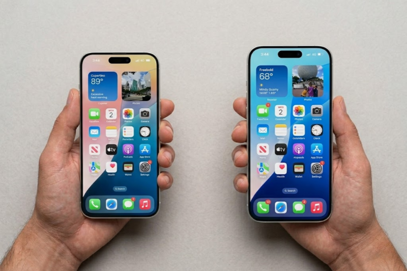 So sánh màn hình iPhone 16e với iphone 16 Plus