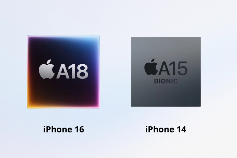 Chip A18 trên iPhone 16 vượt trội hơn hẳn A15 Bionic