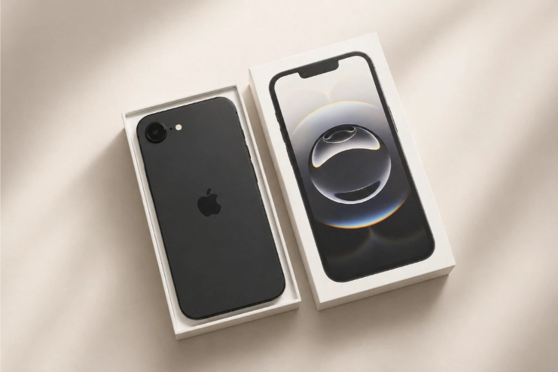 iPhone 16e màu Đen hợp mệnh Thuỷ và Mộc