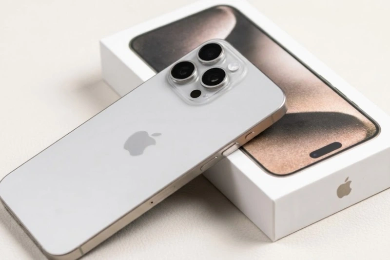 iPhone 15 Pro màu Titan Tự Nhiên hợp với người mệnh Kim và mệnh Thủy
