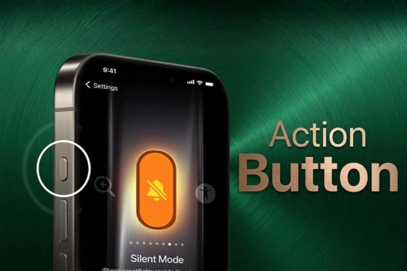 Phím Action Button giúp tiết kiệm hàng trăm lần vuốt chạm mỗi ngày