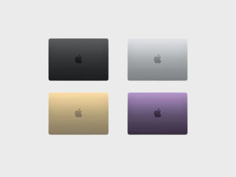 Các phiên bản màu sắc của MacBook Air M4