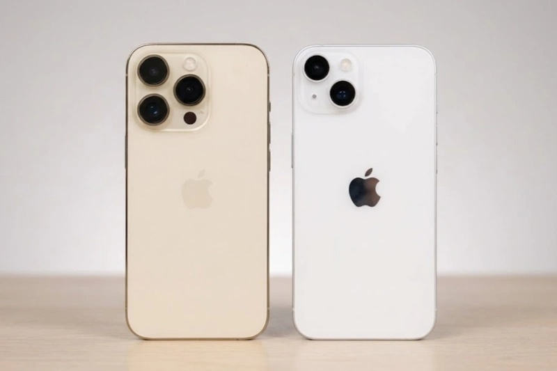So sánh kích thước iPhone 14 Pro với iPhone 14