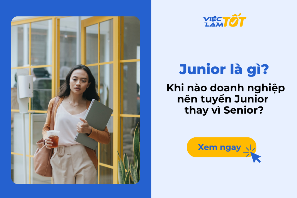Junior là gì? Khi nào doanh nghiệp nên tuyển Junior thay vì Senior?