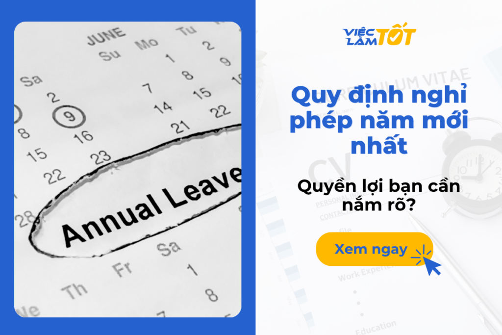 quy định nghỉ phép năm