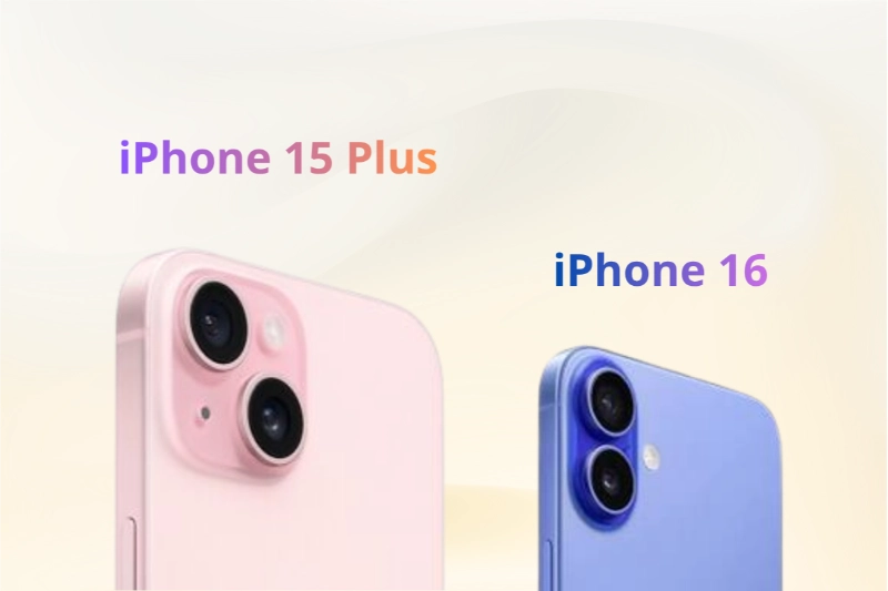 Cả iPhone 15 Plus và iPhone 16 đều sở hữu camera chính 48MP