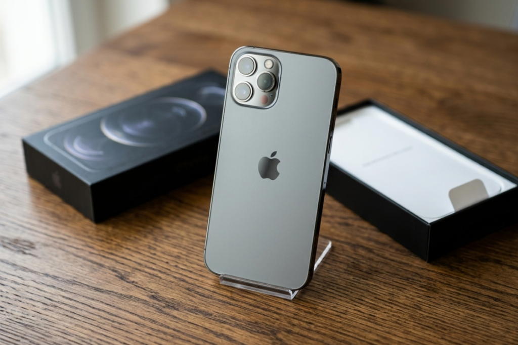 iPhone 12 Pro Max màu Đen Than Chì thuộc hành Thủy và Kim theo ngũ hành phong thủy