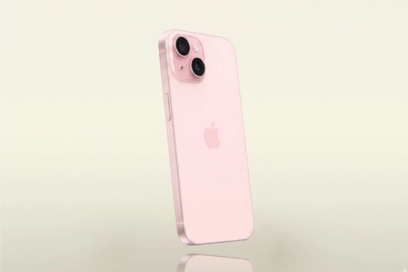 iPhone 15 mặt lưng kính, hạn chế vân tay, khung nhôm bền bỉ.