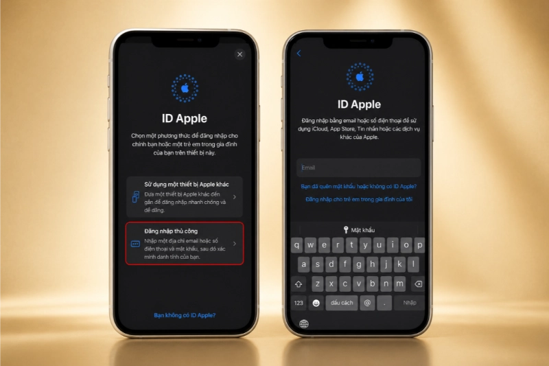 Đăng nhập Apple ID trên iPhone để dùng iCloud, App Store và bảo mật