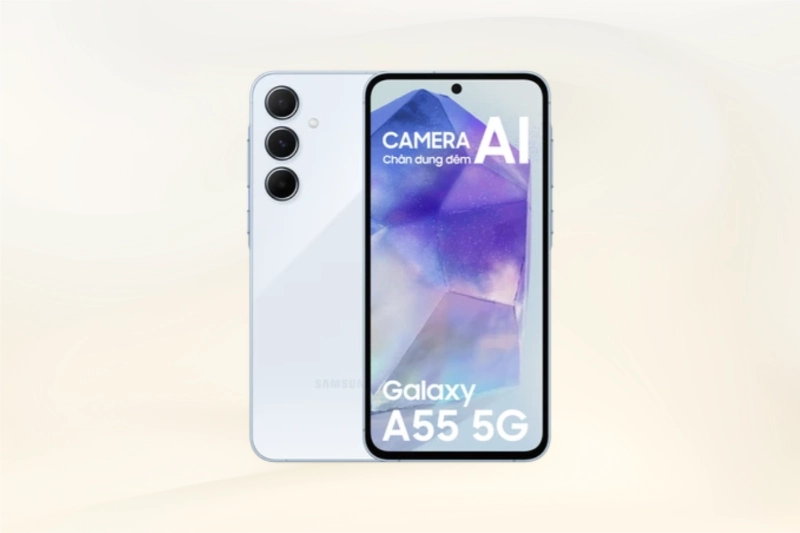 Samsung Galaxy A55 5G kháng nước tốt, bền bỉ, màn hình 120Hz