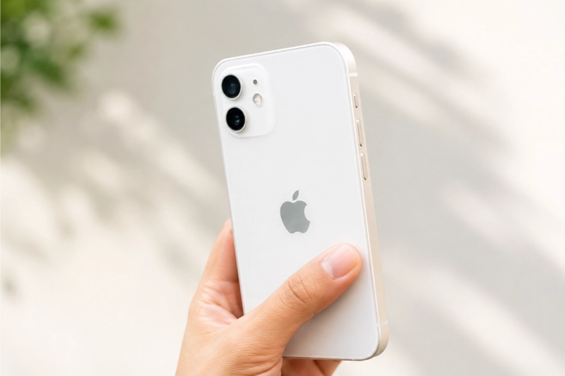 iPhone 12 màu Trắng sang trọng, thanh lịch