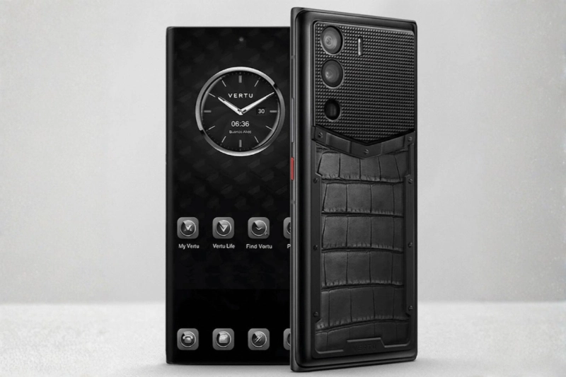Vertu Metavertu 3 là biểu tượng của sự xa xỉ với chất liệu da cá sấu quý hiếm 