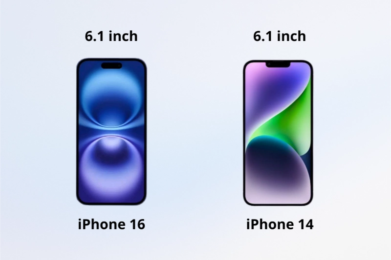 iPhone 16 sáng hơn và tối ưu không gian hiển thị