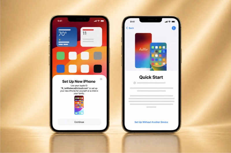 Chuyển dữ liệu iPhone nhanh bằng Quick Start và khôi phục iCloud