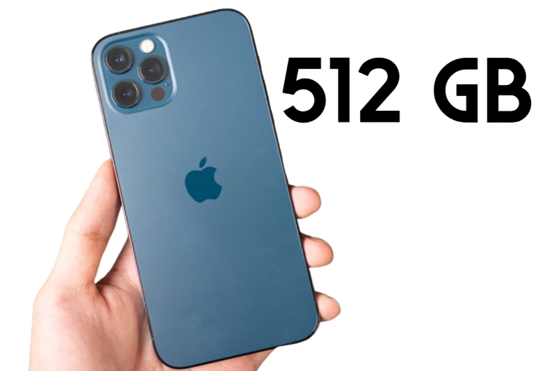 Dung lượng 512GB thoải mái cài đặt hàng trăm ứng dụng nặng
