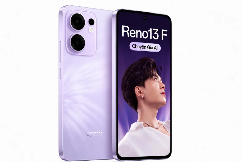 Oppo reno13 5g thiết kế mỏng nhẹ tinh tế và mặt lưng kính nhám chống bám vân tay cực tốt.