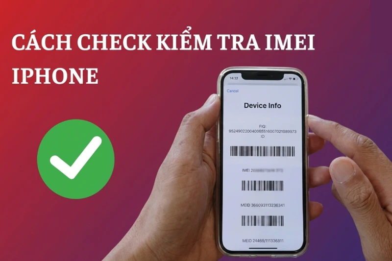 đầu tiên hãy bấm cú pháp *#06# để kiểm tra IMEI iPhone 12 mini cũ và đối chiếu với khay SIM vật lý
