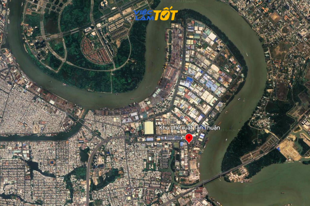 sơ đồ khu chế xuất Tân Thuận quận 7