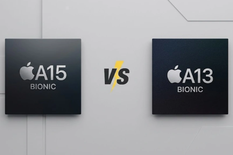 iPhone 13 từ vi xử lý A15 Bionic sản xuất trên tiến trình 5nm mạnh mẽ hơn so với chip A13 Bionic trên iPhone 11