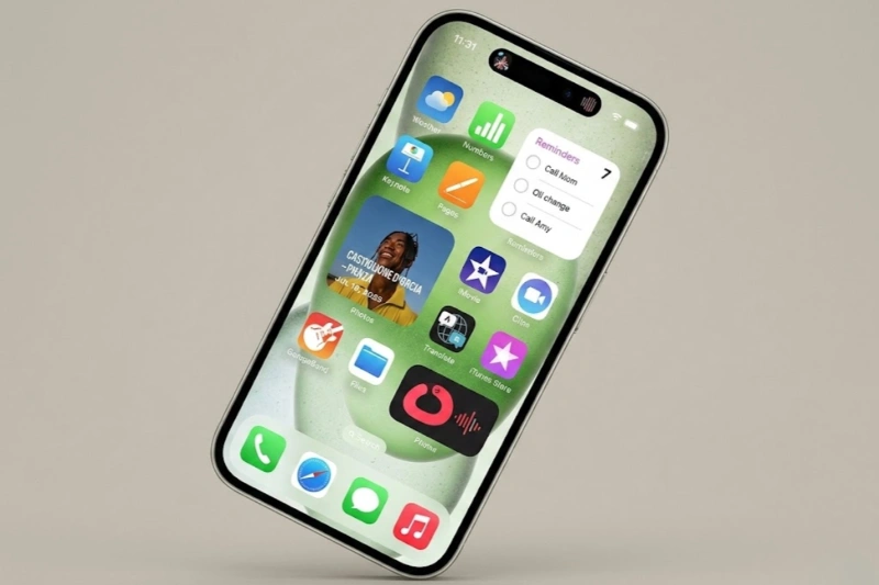 Trên iPhone 15 Plus, mọi thao tác đều dựa trên vuốt chạm