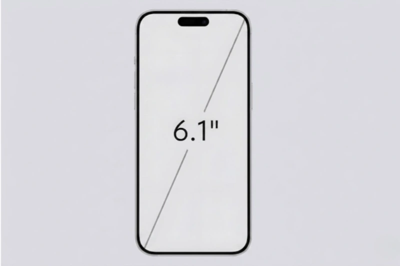 Màn hình iPhone 14 Pro sở hữu kích thước chính xác là 6.1 inch