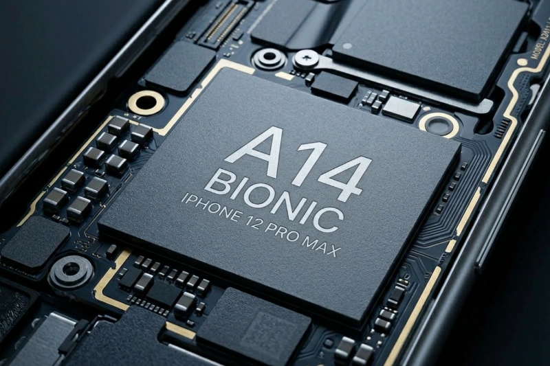 Trong các bài đánh giá iPhone 12 Pro Max ở năm 2026, chip A14 Bionic vẫn chứng minh được sức mạnh cao cấp