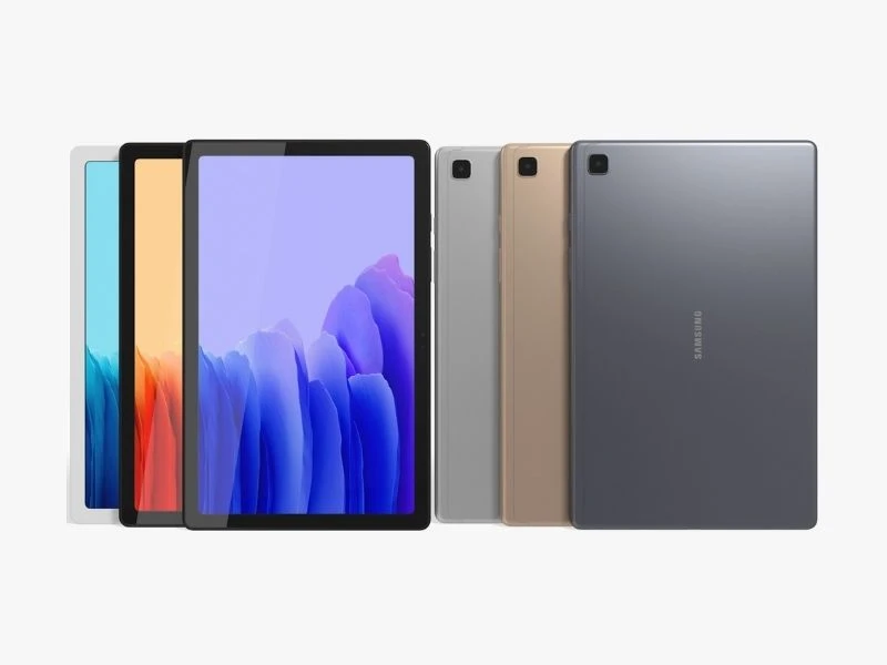 Các phiên bản màu sắc của Samsung Galaxy Tab A7