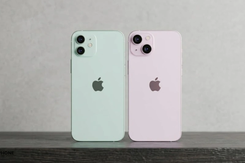 iPhone 13 hiện đại hơn nhờ cạnh viền vát phẳng, iPhone 11 vẫn với góc cạnh bo cong mềm mại