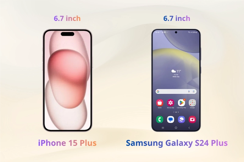 Samsung Galaxy S24 Plus mang lại trải nghiệm vuốt chạm mượt mà hơn với màn hình 120Hz.