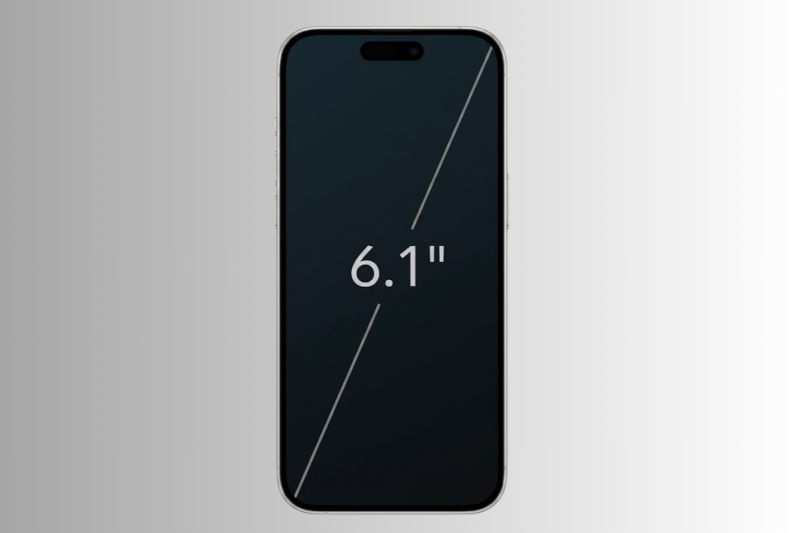 iPhone 16e sở hữu màn hình 6.1 inch