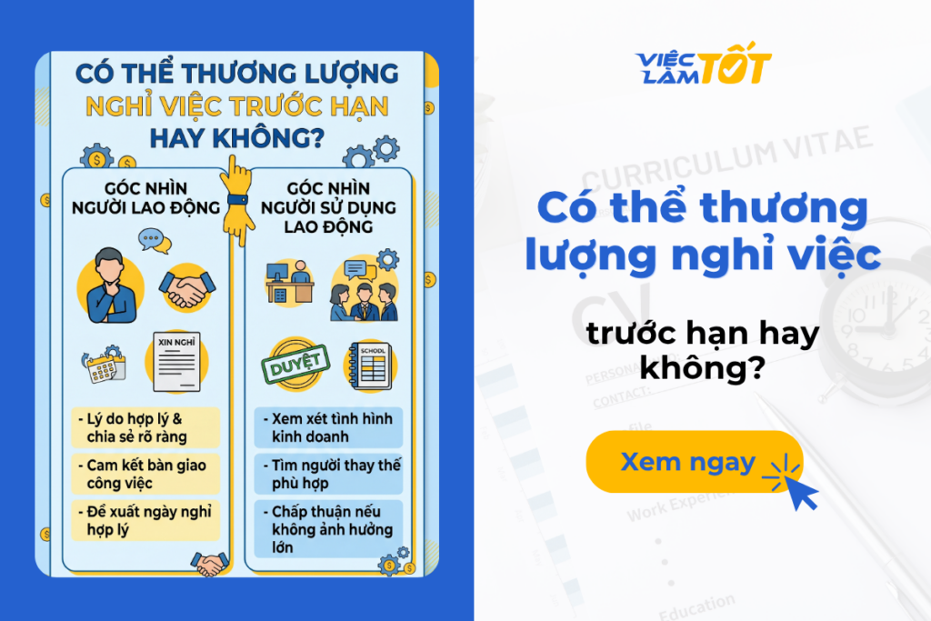 Các quy định về nghỉ việc