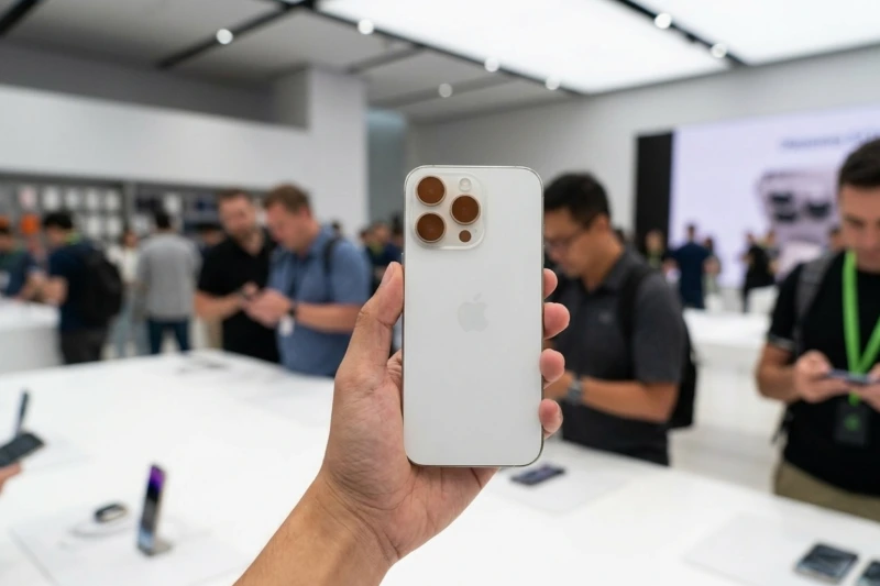 Kiểm tra khung viền – mặt kính của iPhone 15 Pro cũ