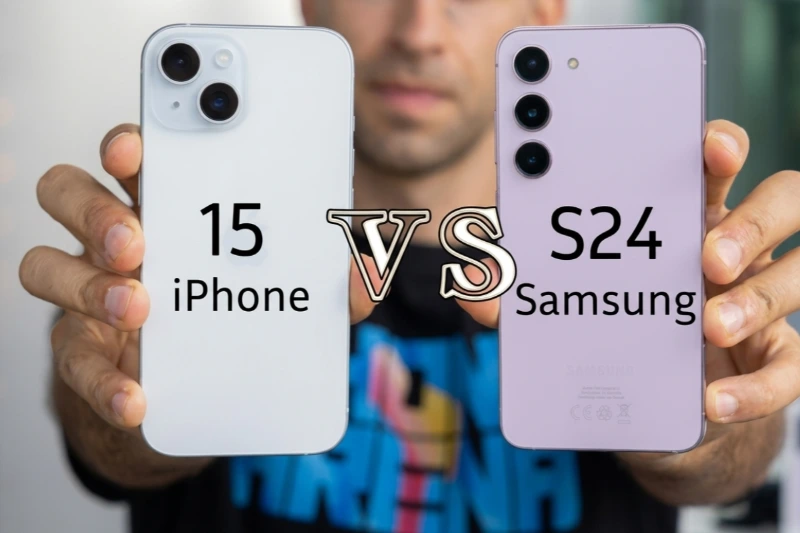 So sánh iPhone 15 với Samsung Galaxy S24