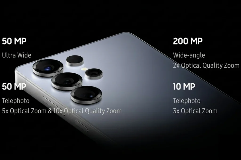 Samsung Galaxy S26 Ultra: Camera 200MP thế hệ mới dẫn đầu nhiếp ảnhมือถือ