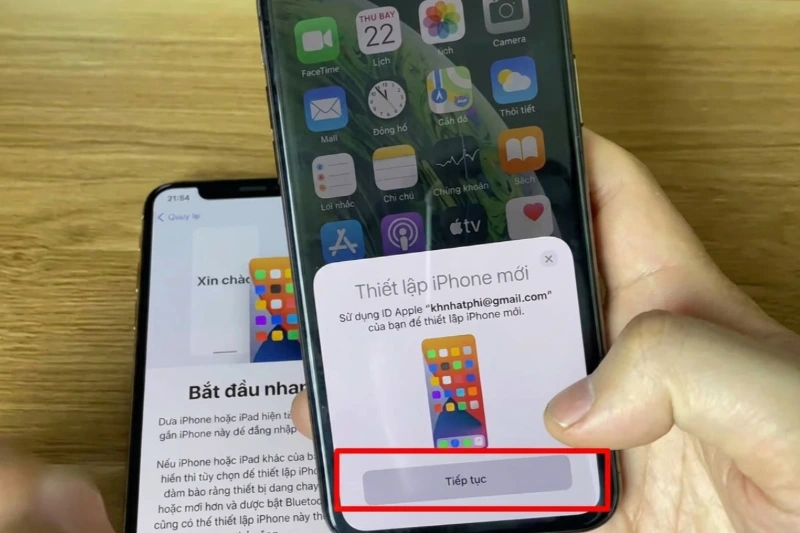 Chuyển đổi dữ liệu từ thiết bị cũ sang máy mới