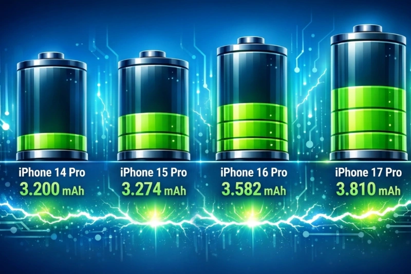 iPhone 15 Pro cải thiện pin nhẹ so với 14 Pro, ổn định hơn khi so với 16 Pro và các đời cũ
