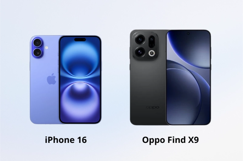 iPhone 16 với cụm camera dọc mới mẻ, Oppo Find X9 cá tính với vẻ ngoài hầm hố