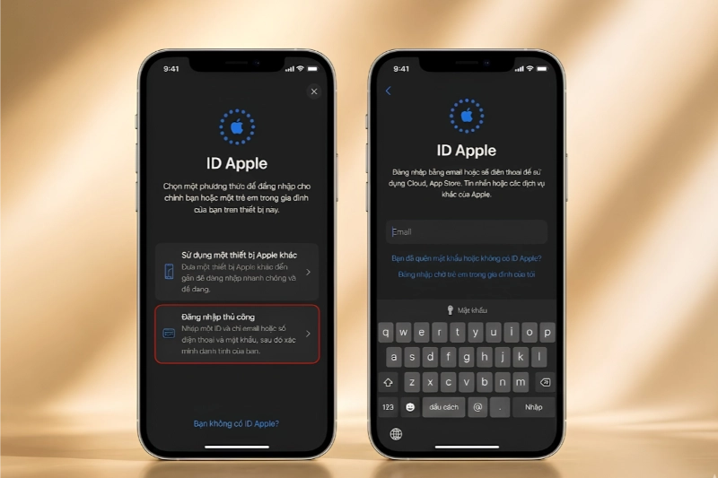 Đăng nhập Apple ID trên iPhone để dùng iCloud, App Store và bảo mật