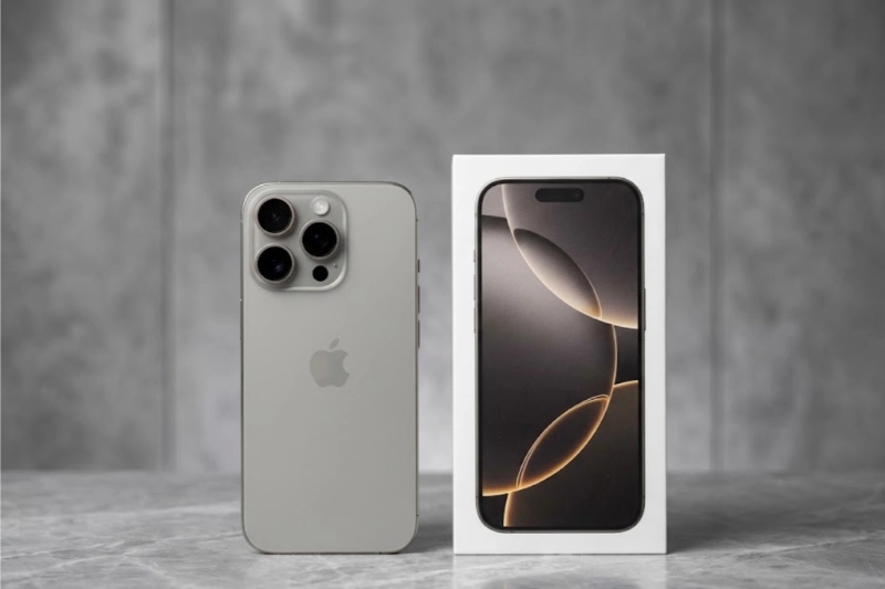 iPhone 16 Pro Titan Tự Nhiên, khung titan, màn 6.3 inch, chip A18 Pro