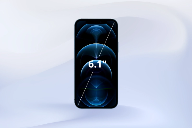 iPhone 12 Pro sở hữu màn hình 6.1 inch