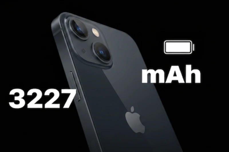 iPhone 13 dung lượng pin 3.227 mAh