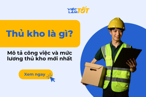Nhân viên thủ kho đang kiểm kê hàng hóa